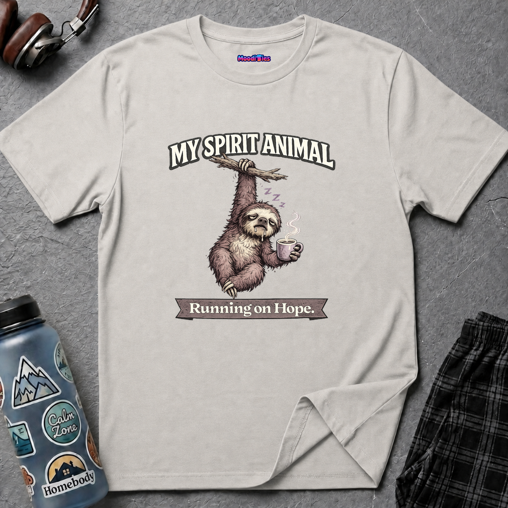 "My Spirit Animal: Sloth (Running on Hope)" T-Shirt