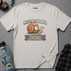 "My Spirit Animal: Snail (Working At My Own Pace)" T-Shirt