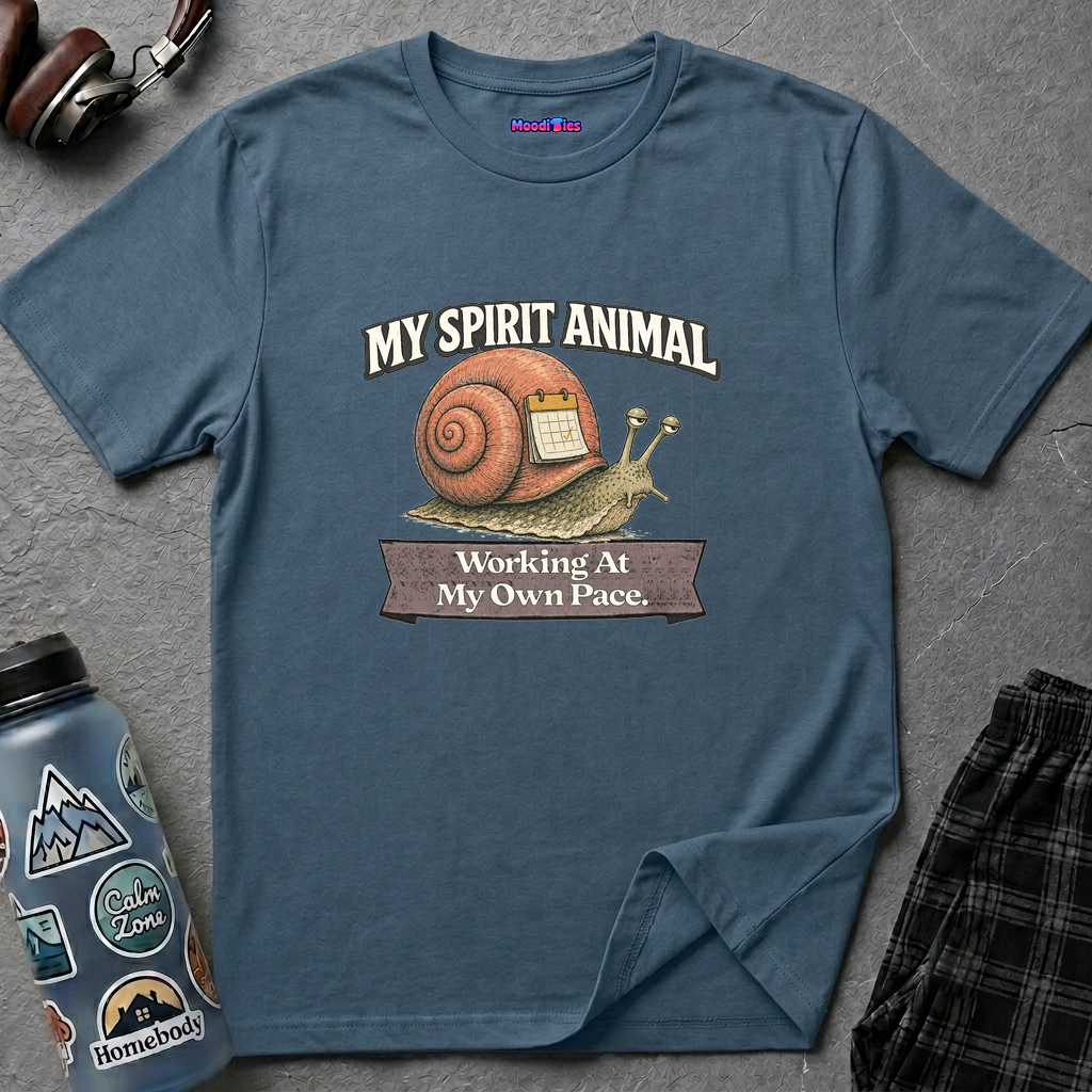 "My Spirit Animal: Snail (Working At My Own Pace)" T-Shirt
