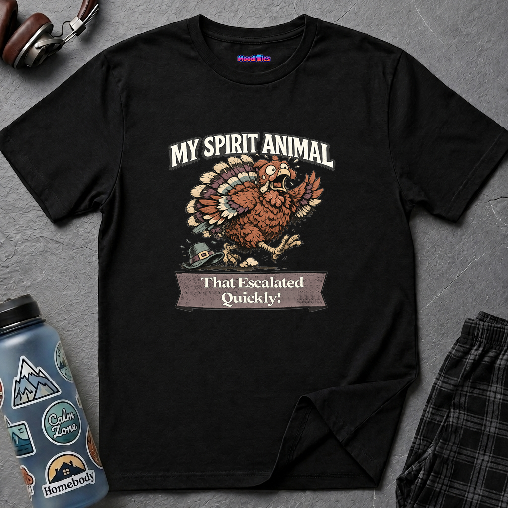 "My Spirit Animal: Turkey (That Escalated Quickly)" T-Shirt