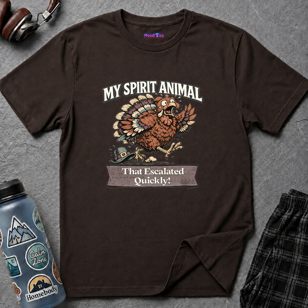 "My Spirit Animal: Turkey (That Escalated Quickly)" T-Shirt