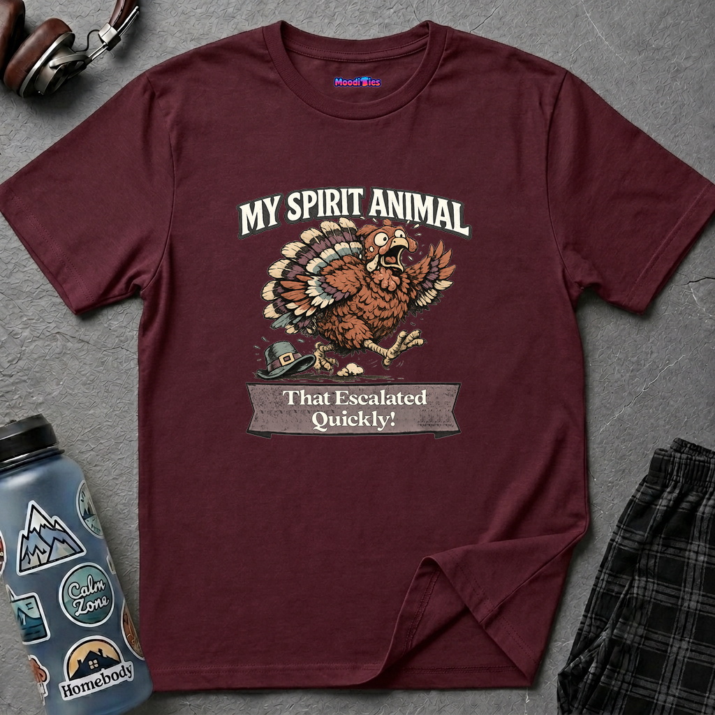 "My Spirit Animal: Turkey (That Escalated Quickly)" T-Shirt