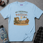 "My Therapist Has Whiskers." Therapy Cat T-Shirt
