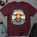 "One Mild Inconvenience Away" Exploding Volcano T-Shirt