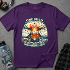 "One Mild Inconvenience Away" Exploding Volcano T-Shirt
