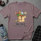 "One Mild Inconvenience Away" Exploding Grocery Bag T-Shirt