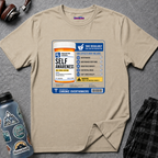 "Prescription Strength Self Awareness" Prescription Bottle T-Shirt