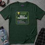 "Achievement Unlocked: Self-Awareness" Gamer Humor T-Shirt
