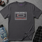 "Social Battery: Critically Low" T‑Shirt