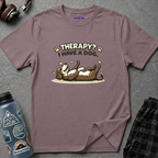 "Therapy? I Have a Dog" T-Shirt — Cute Dog Lover Graphic Tee