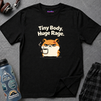 "Tiny Body, Huge Rage." Angry Hamster T-Shirt