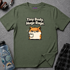 "Tiny Body, Huge Rage." Angry Hamster T-Shirt