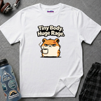 "Tiny Body, Huge Rage." Angry Hamster T-Shirt